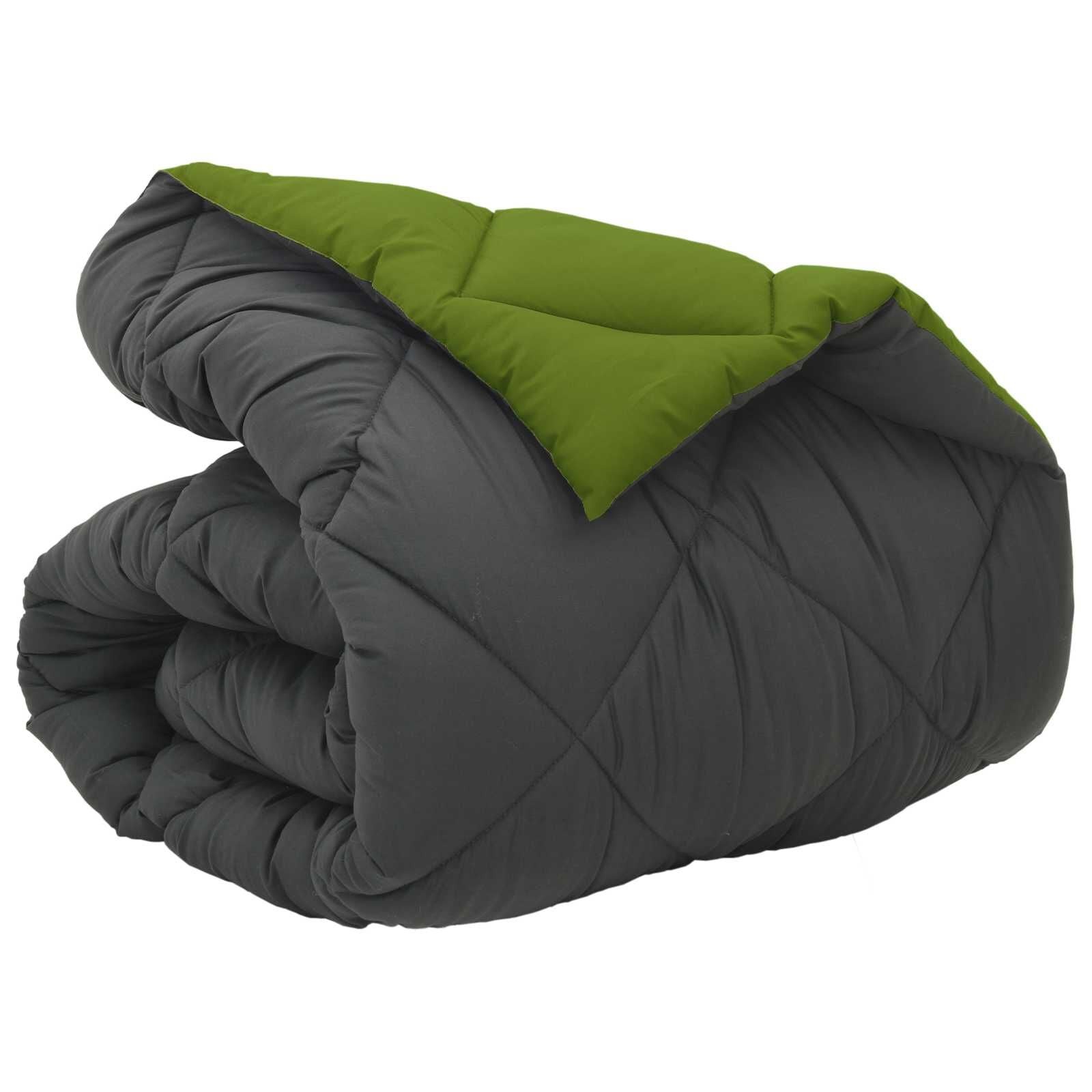 Winter Dekbed Groen/Antraciet 200x135 cm - 33% Korting