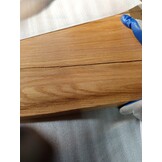 vidaXL Tafelblad natuurlijke rand 100x40x2 cm eikenhout lichtbruin