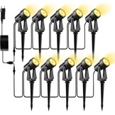 LED Tuinverlichting Schijnwerper 10x 32M | 2000 Lumen Warm Wit