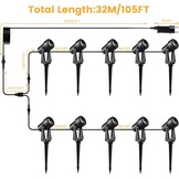 LED Tuinverlichting Schijnwerper 10x 32M | 2000 Lumen Warm Wit