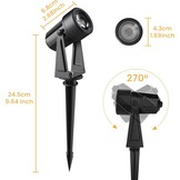 LED Tuinverlichting Schijnwerper 10x 32M | 2000 Lumen Warm Wit