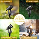 LED Tuinverlichting Schijnwerper 10x 32M | 2000 Lumen Warm Wit
