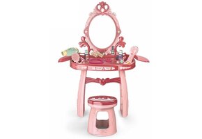 Roze Kaptafel Kinderen met Spiegel - 44x24,5x76cm - Vanaf 3 Jaar (34% Korting!)
