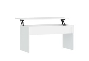 VidaXL Salontafel Wit Bewerkt Hout - 63% Korting