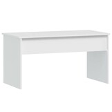 vidaXL Salontafel 102x50,5x52,5 cm bewerkt hout wit