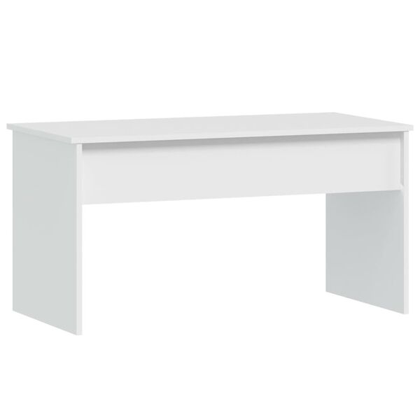 vidaXL Salontafel 102x50,5x52,5 cm bewerkt hout wit
