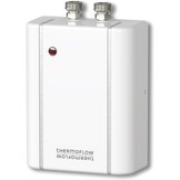 Thermoflow Elex doorstroomboiler van 5,5 kW 230 V | drukloze kleine doorstroomboiler | warm water tot 40 °C | G 3/8"-aansluiting | 3 l/min | doorstroomverwarmer voor spoelbakken of spoelbakken