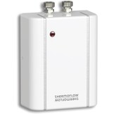 Thermoflow Elex doorstroomboiler van 5,5 kW 230 V | drukloze kleine doorstroomboiler | warm water tot 40 °C | G 3/8"-aansluiting | 3 l/min | doorstroomverwarmer voor spoelbakken of spoelbakken