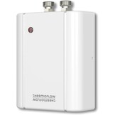 Thermoflow Elex doorstroomboiler van 5,5 kW 230 V | drukloze kleine doorstroomboiler | warm water tot 40 °C | G 3/8"-aansluiting | 3 l/min | doorstroomverwarmer voor spoelbakken of spoelbakken