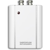 Thermoflow Elex doorstroomboiler van 5,5 kW 230 V | drukloze kleine doorstroomboiler | warm water tot 40 °C | G 3/8"-aansluiting | 3 l/min | doorstroomverwarmer voor spoelbakken of spoelbakken
