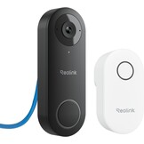 Reolink PoE Video Deurbel met Chime - 5MP HD - 180° Groothoek - Zwart