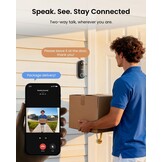 Reolink PoE Video Deurbel met Chime - 5MP HD - 180° Groothoek - Zwart