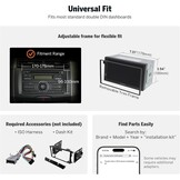 Eonon 7 inch 2-DIN Autoradio Zwart met Draadloos CarPlay en Android Auto