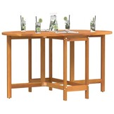VidaXL Tuinstafel Vouw Bruin 34% Korting - 110x60cm