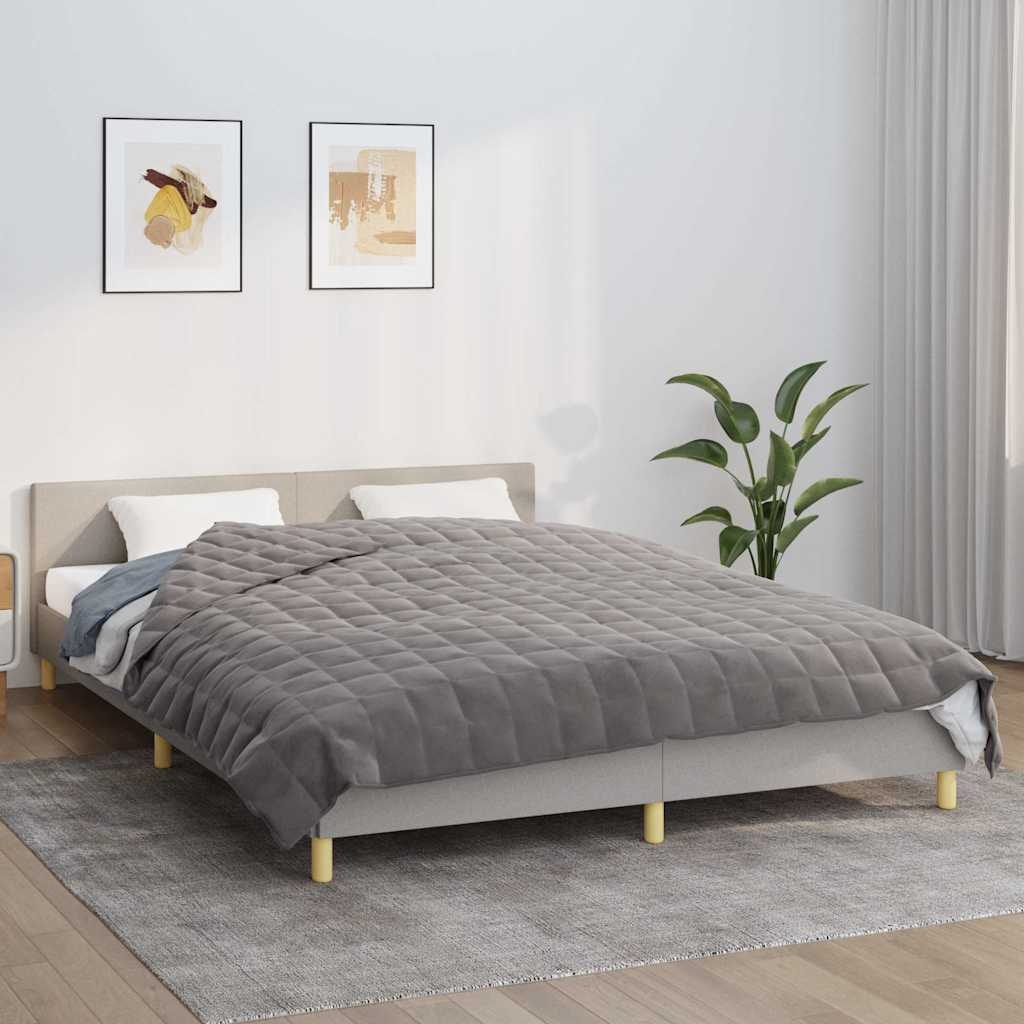 Verzwaringsdeken Grijs 220x235 cm (15 kg) - 34% Korting