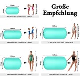 Opblaasbare Gymnastiekrol Balans Yoga Fitness - 100/120 cm - Blauw/Roze/Groen/Paars (34% korting)
