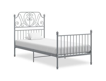 Grijs Metalen Bedframe 90x200cm - 35% Korting