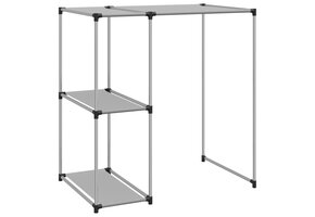 Opbergrek Boven Wasmachine - 87x55x90,5 cm - IJzer Grijs - 33% Korting