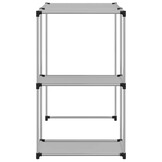 Opbergrek voor boven wasmachine, 87x55x90,5 cm, Grijs, 57% Korting