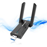 Snelle WiFi 6E/7 USB Adapter met 4 Antennes - 28% Korting