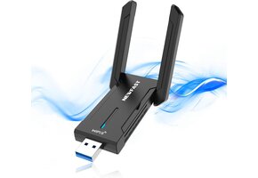 Snelle WiFi 6E/7 USB Adapter met 4 Antennes - 28% Korting