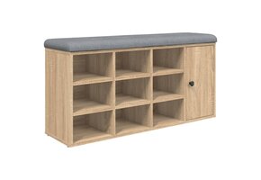 Schoenenbank Sonoma Eiken 102x32x50cm - 41% Korting!