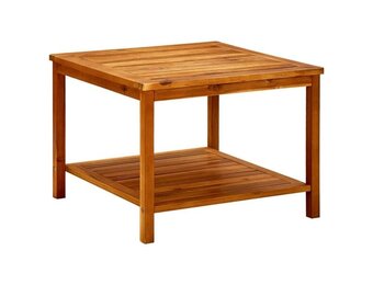 Salontafel Massief Acaciahout 60x60x45cm - 34% Korting!