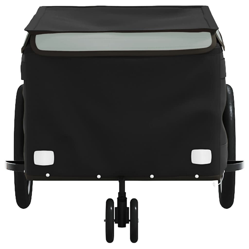VidaXL Fietstrailer 30 kg - IJzer Zwart/Grijs (34% Korting!)
