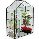 Tuinkas met 4 schappen - 140x70x195 cm - 34% Korting!