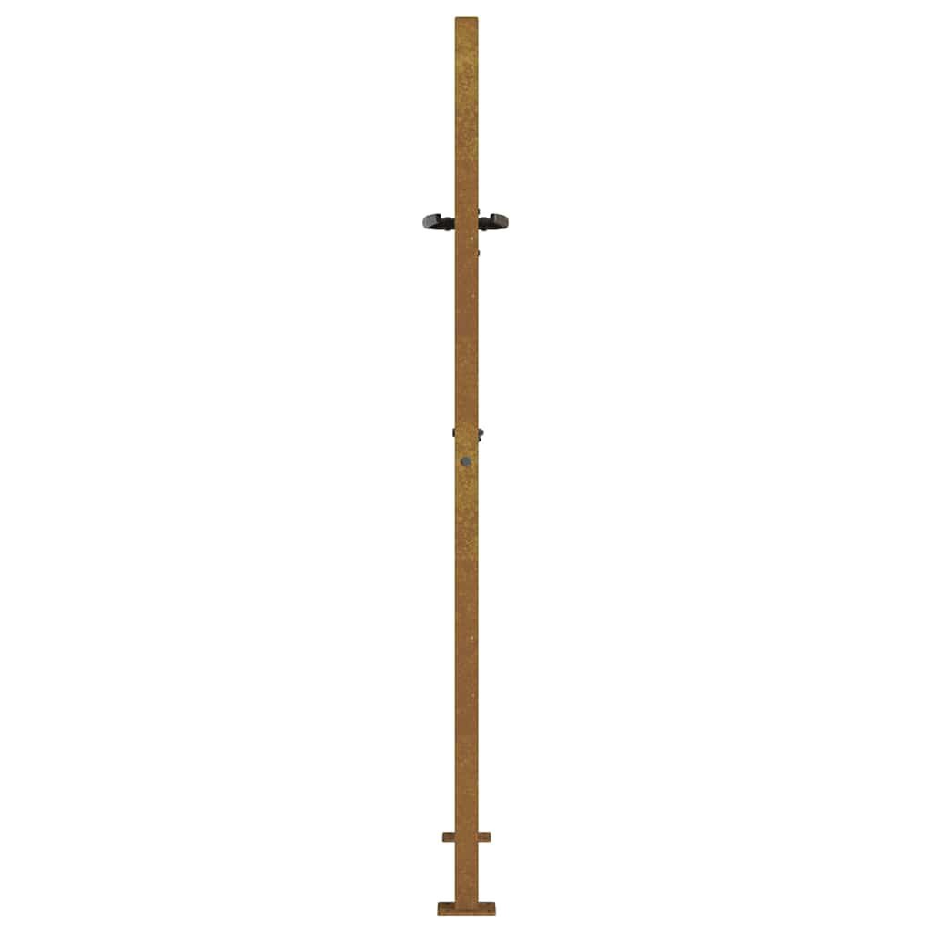 VidaXL Poort Cortenstaal Bamboe-ontwerp 105x155 cm - 55% Korting