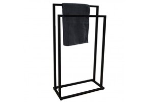 Staal Mat Zwart Handdoekenrek 45cm - 33% Korting