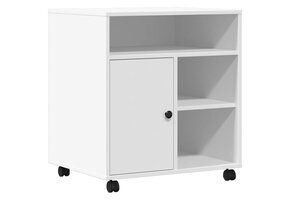 VidaXL Printerkastje op Wielen (60x50x67 cm, Wit) - 41% Korting