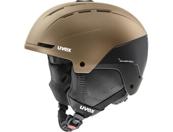 Skihelm Uvex Stance All-mountain 58-62 cm - Bruin/Zwart Mat (34% Korting)