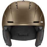 Skihelm Uvex Stance All-mountain 58-62 cm - Bruin/Zwart Mat (34% Korting)