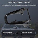 Middenconsole bekleding Golf 6 MK6 2008-2013 | Zwart ABS-kunststof | OEM 5K0863680
