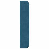 vidaXL Hoofdbord oor Blauw 80 x 16 x 4 cm Fluweel