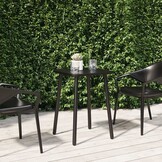 VidaXL Antraciete Stalen Tuintafel 50x50 cm met 34% Korting