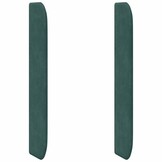 Groen Fluweel Hoofdbord 80x16x4cm - 28% Korting