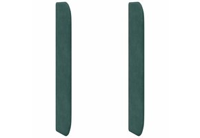 Groen Fluweel Hoofdbord - 80x16x4cm - 35% Korting