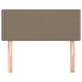 vidaXL Hoofdbord Taupe 100x5x78/88 cm - 76% Korting!