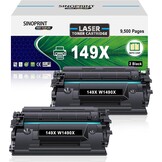 2x Zwarte Toner met Chip - 9500 Pagina's - 34% Korting