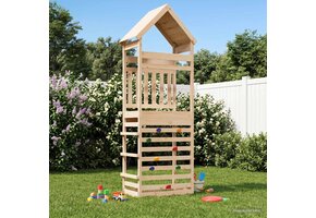 Speeltoren Massief Grenenhout Naturel 53x85x264cm - 35% Korting!