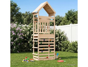 Speeltoren Massief Grenenhout Naturel 53x85x264cm - 35% Korting!