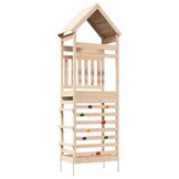 Speeltoren Massief Grenenhout Naturel 53x85x264cm - 35% Korting!