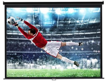 Projectiescherm 60" 4:3 HD/4K Mat Wit - Handmatig Oprolbaar met 34% Korting!