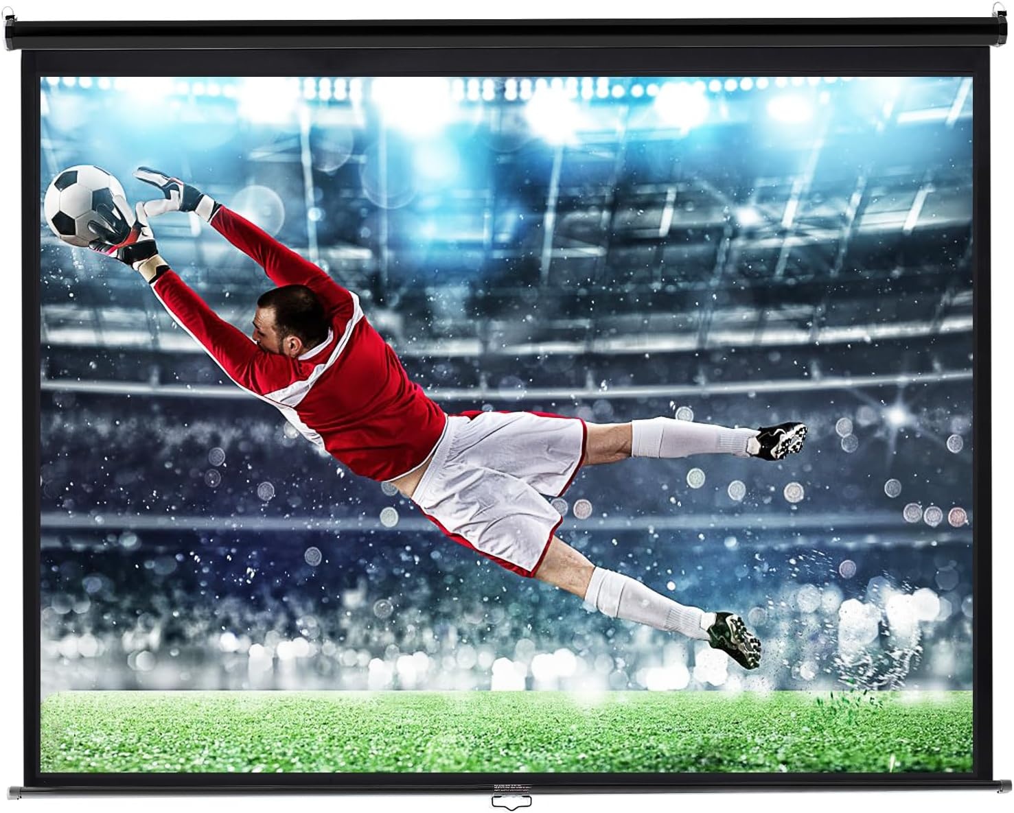 Projectiescherm 60" 4:3 HD/4K Mat Wit - Handmatig Oprolbaar met 34% Korting!