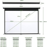 Projectiescherm 60" 4:3 HD/4K Mat Wit - Handmatig Oprolbaar met 34% Korting!