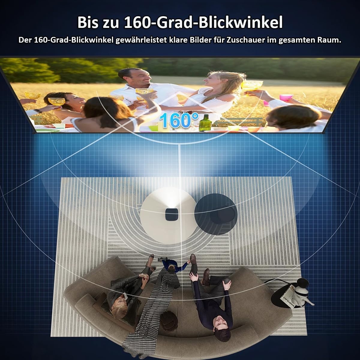 Projectiescherm 60" 4:3 HD/4K Mat Wit - Handmatig Oprolbaar met 34% Korting!