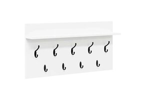 Wandkapstok Wit 80x40x12cm met Korting