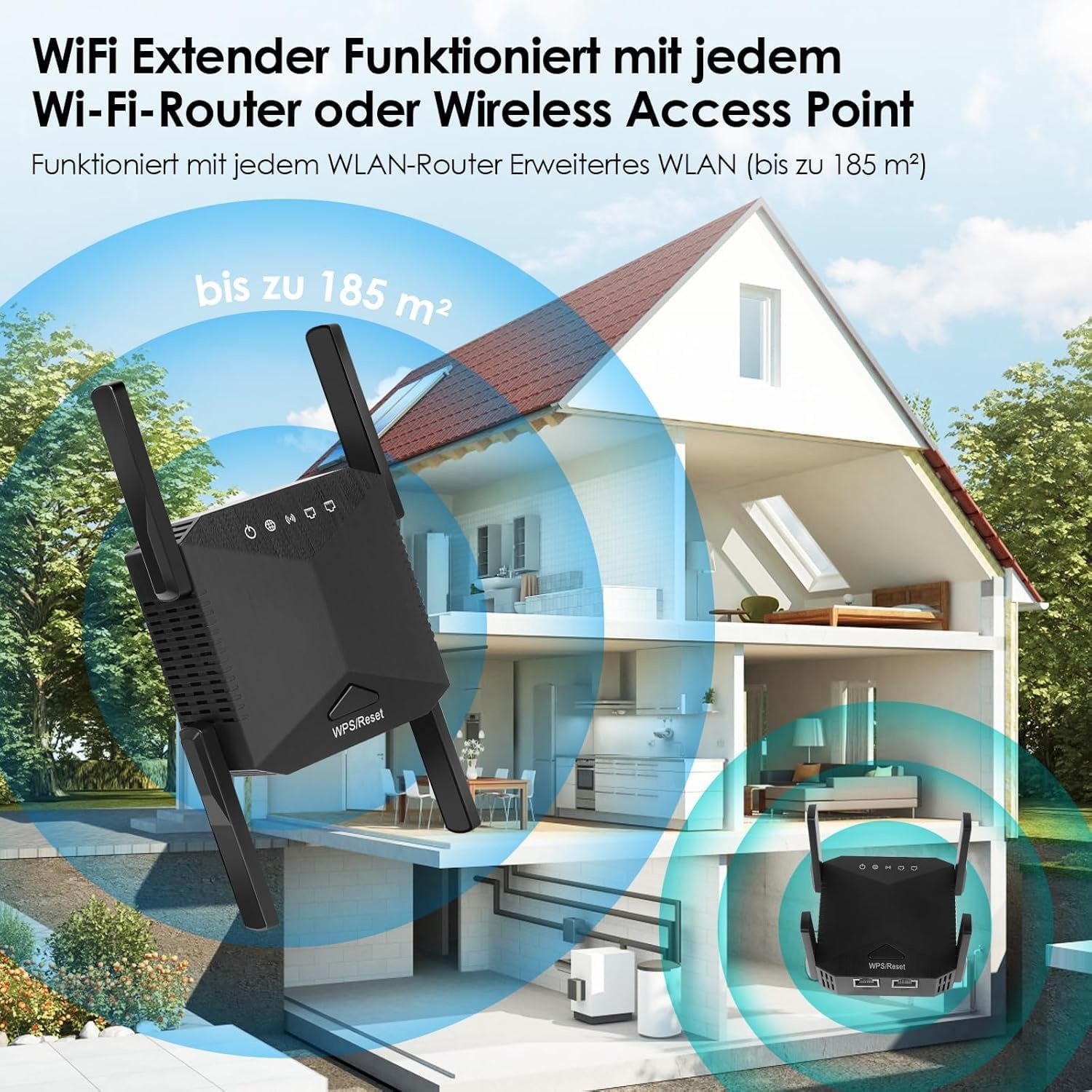 Wifi Versterker 1200 Mbit/s Dual Band (33% Korting)